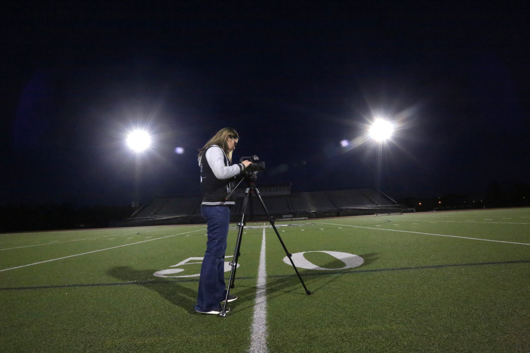 High school lights during Covid19